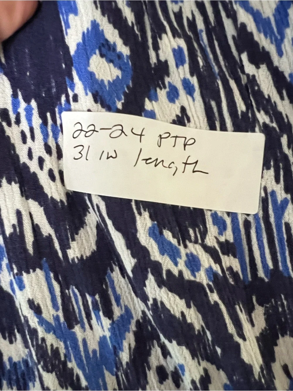 Lilly Pulitzer Blue Patterned Off-Shoulder Dress